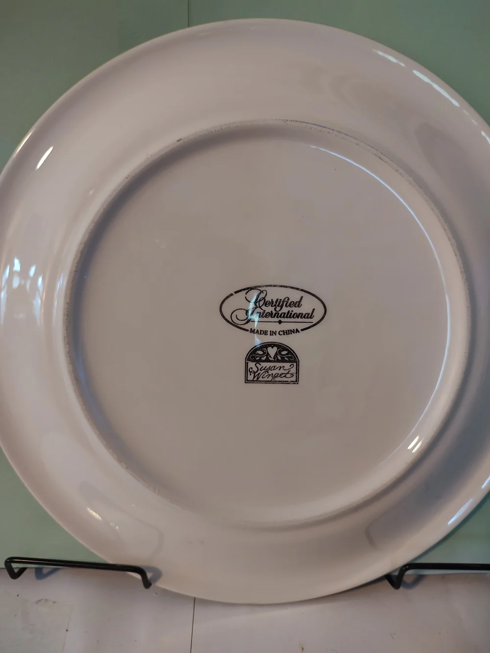 Certified International Red Snowman Holiday Serving Plate